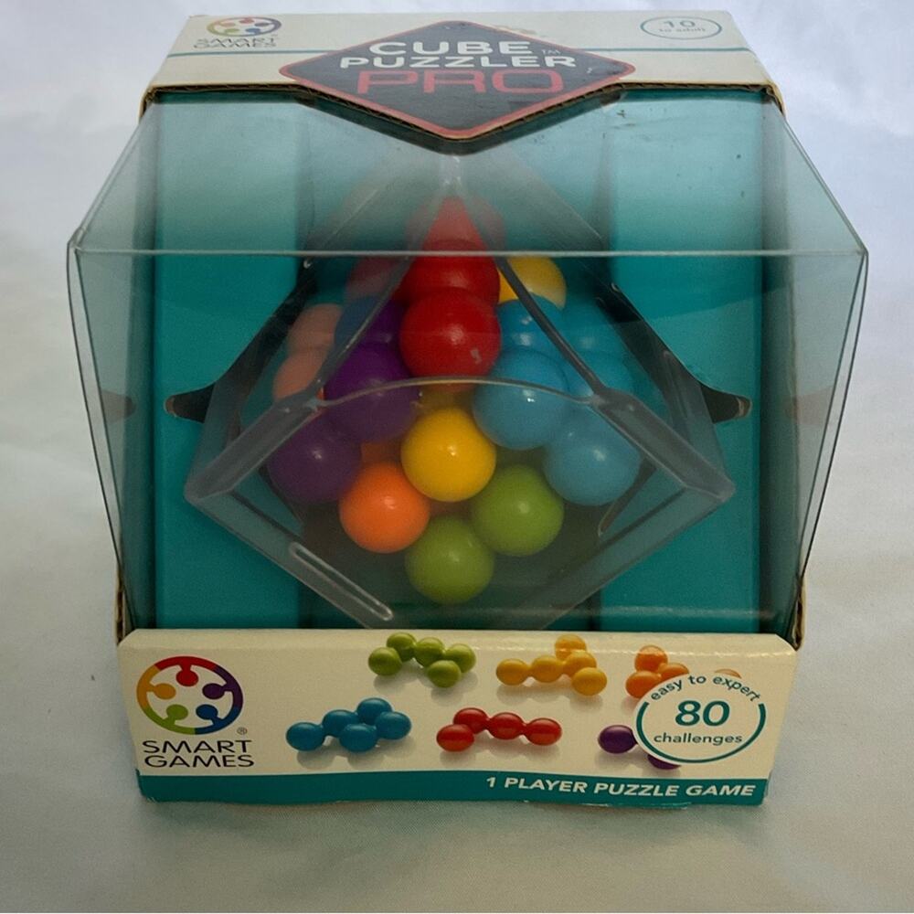 NEW Cube Puzzler PRO - 3D Brainteaser Puzzle Game 80 Challenges, STEM, Ages 10+